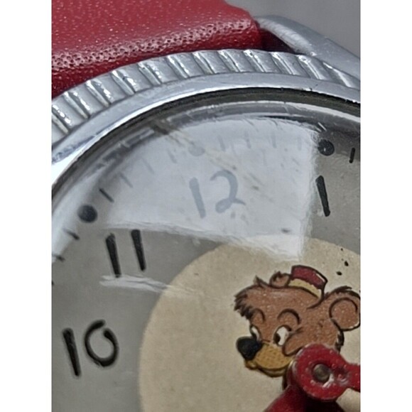 Rare Vintage US Time Disney WDP Bongo Bear Manual Wind  Rare Vintage US Time Disney WDP Bongo Bear Manual Wind Mechanical Watch Made USA